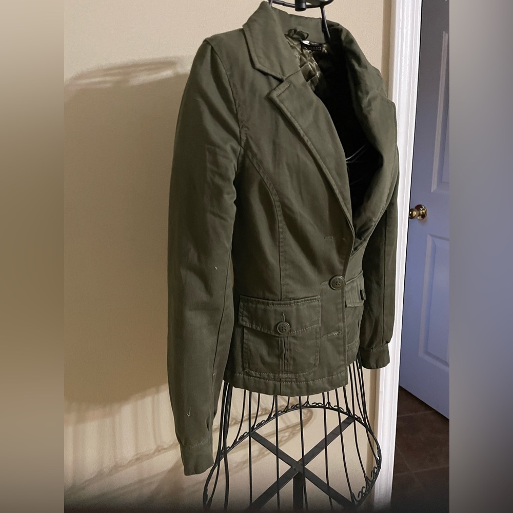 Blazer Coat Army Green Medium Weight SiE 2